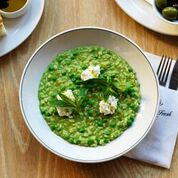 Risotto with Peas & Mint